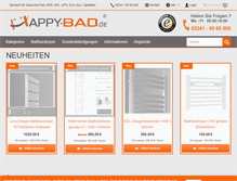 Tablet Screenshot of happy-bad.de
